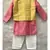 Pink Kurta with yellow bandi and Chudidar