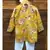 Floral Print Yellow Kurta with Chudidar
