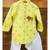Yellow Green Chanderi Kurta with Patiala Salwar
