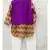 Purple Bandi with Zig Zag Print Kurta and Chudidar