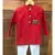 Red Chanderi Abla work kurta and Chudidar