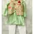Green Embroidered Kurta with Chudidar