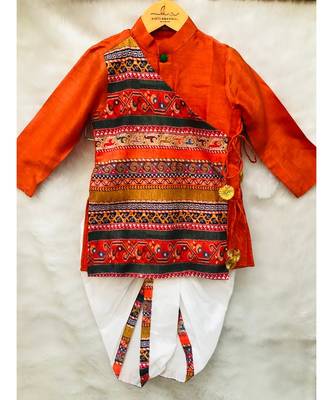 Angrakha Kurta with Dhoti 1