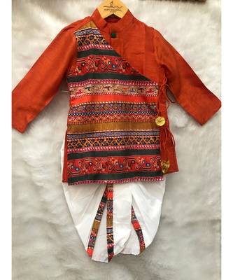 Angrakha Kurta with Dhoti 6