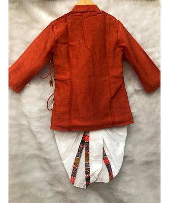 Angrakha Kurta with Dhoti 8