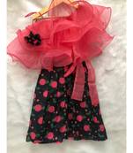 Ruffled Crop top with flowered Palazzo