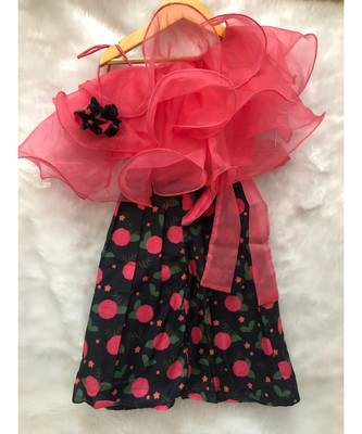 Ruffled Crop top with flowered Palazzo 3