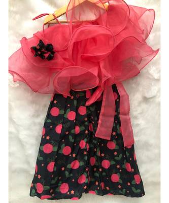 Ruffled Crop top with flowered Palazzo 4