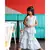 Long Peplum sleeveless Kurta with Sharara and Kurta