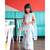 Long Peplum sleeveless Kurta with Sharara and Kurta
