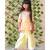Organge Embroidered Kurta with Colorful Palazzo