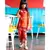 Peter Pan collared Kurta with Dhoti and Dupatta