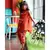 Peter Pan collared Kurta with Dhoti and Dupatta