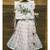 Hand Work Embroidered Top with Pleated Silk Skirt