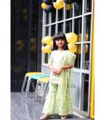 Gota Work Kurta with Sharara and Dupatta