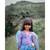 Floral Printed frock with flower on waist.