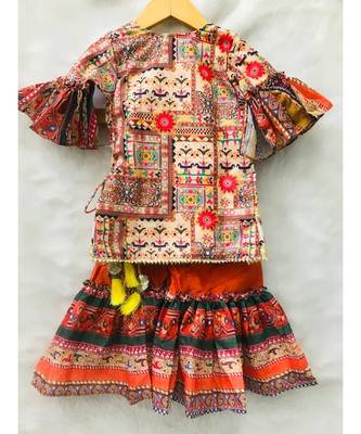 Short Angrakha Kurta with Sharara 4