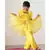 Embroidered top with up down pattern and frilled duppata and bottom