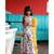 Short Flower Print Kurta with Sharara and Frilled Dupatta