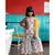 Short Flower Print Kurta with Sharara and Frilled Dupatta