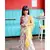 Short Flower Print Kurta with Sharara and Frilled Dupatta