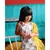 Short Flower Print Kurta with Sharara and Frilled Dupatta