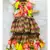 Flower Print Short Kurta with Net Dupatta and Sharara