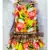 Flower Print Short Kurta with Net Dupatta and Sharara