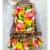 Flower Print Short Kurta with Net Dupatta and Sharara