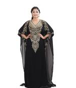 Muslim Kaftan Women Dress Abaya Maxi Islamic Long Sleeve Arab Jalabiya Dress