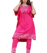 RF 1177 Pink Kaftaan & Pant