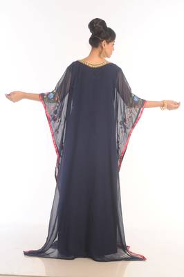 Moroccan Kaftan  Farasha Abaya Maxi Modern Fancy Floor Length Dress 5