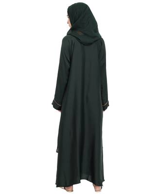 Green plain nida abaya 2