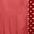 Janasya Red printed faux georgette saree with blouse
