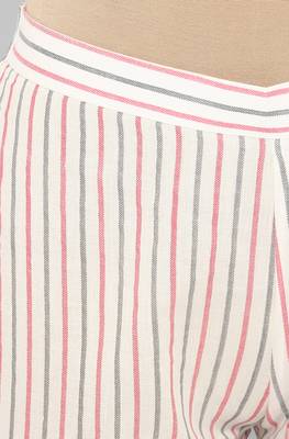 Janasya White printed cotton salwar 4