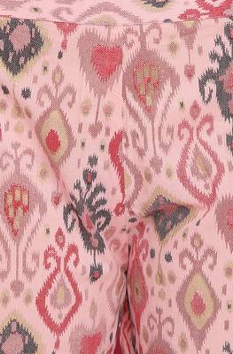 Janasya Pink ikat cotton salwar 5