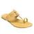 LA SAVIE Women Mustard Braided Kolhapuri Flats