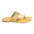 LA SAVIE Women Mustard Braided Kolhapuri Flats