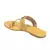 LA SAVIE Women Mustard Braided Kolhapuri Flats