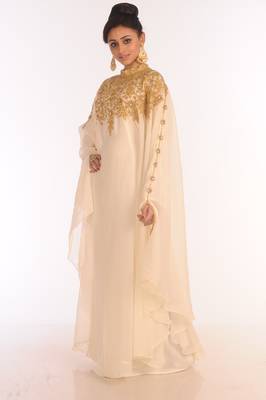 SALE !! Moroccan Islamic Black Kaftan Beach Fancy Modern Floor Length Long Sleeve For Women Dress 6