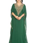 Arabic Islamic Farasha Muslim Kaftan Dress Long Sleeve Dress 