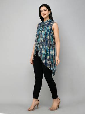Green printed shirt 3