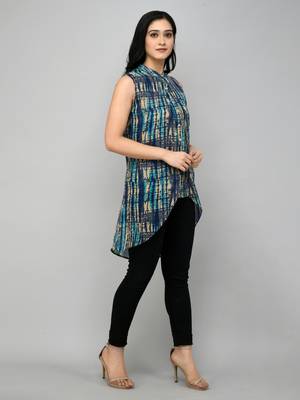 Green printed shirt 4
