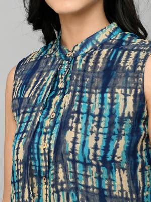 Green printed shirt 5