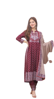 RF 1167 Maroo Kurti Pant Duptta 1