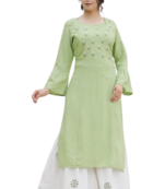  Light Green Kurti