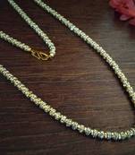 Twinkling Gold cubic zirconia Designer Necklace