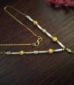 Twinkling Gold cubic zirconia Designer mangalsutra