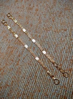 Designer 1 line gold Filigree bridal earchain or ear support earrings for wedding 2