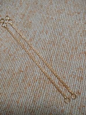 Designer 1 line gold bridal earchain or ear support earrings for wedding 1